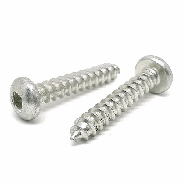 #8x1-1/2" Stainless Steel Square Pan Head Type A Self Tapping Screws