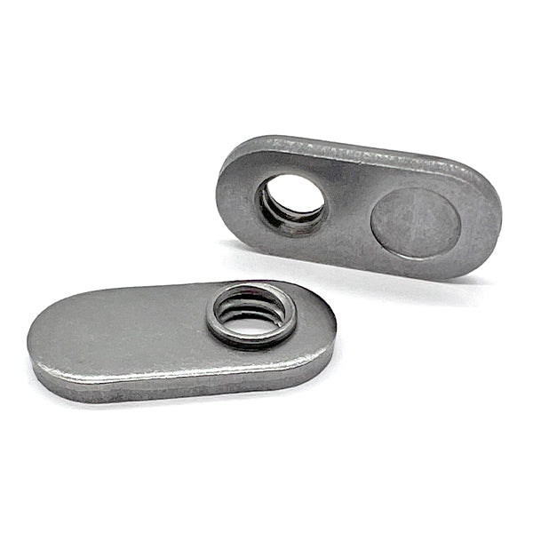 #10-24 Single Tab Spot Weld Nuts w/ Target