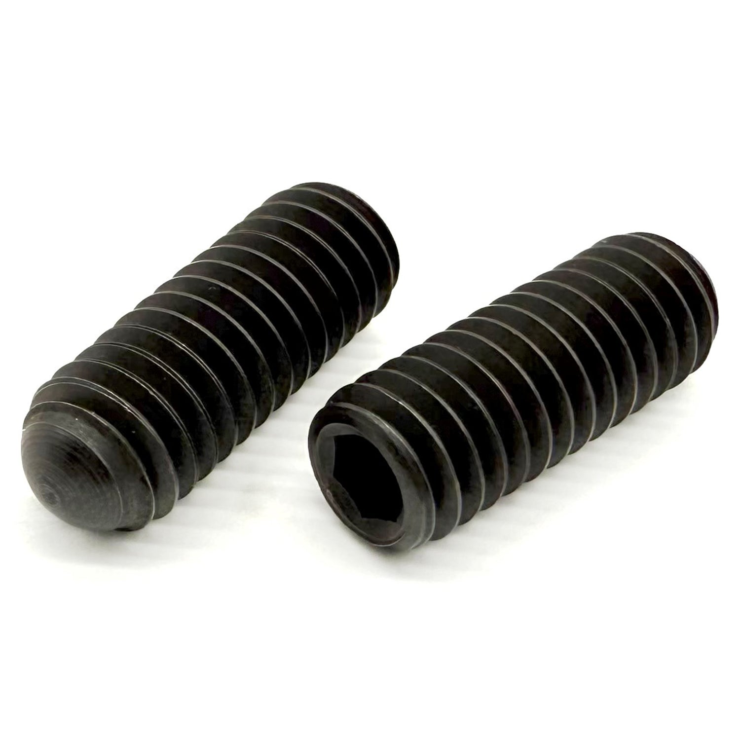 1/2"-20x3/8" Alloy Oval Point Allen Socket Set Screw Black Oxide