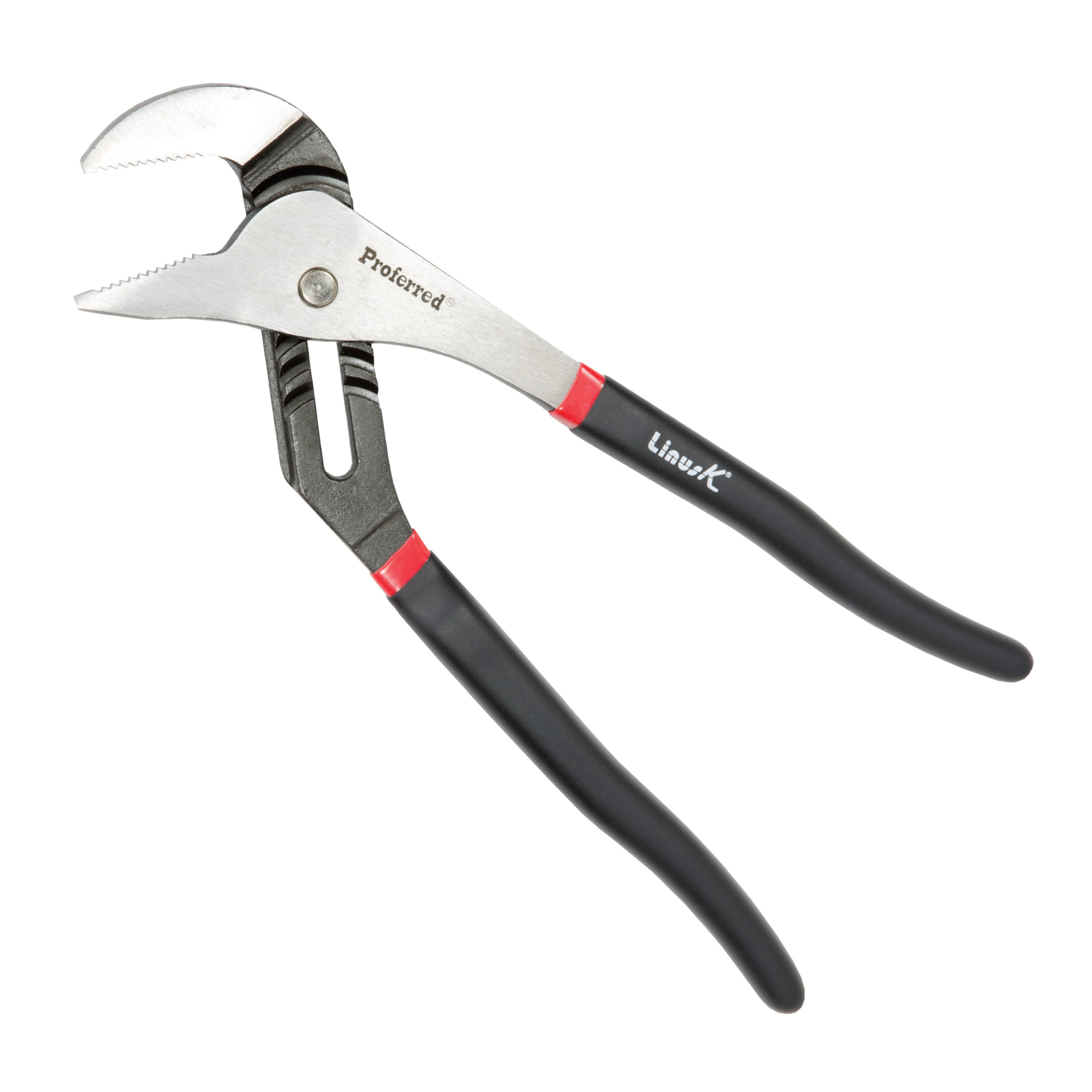 10" Length Proferred Straight Jaw Groove Joint Pliers, Coated Grip