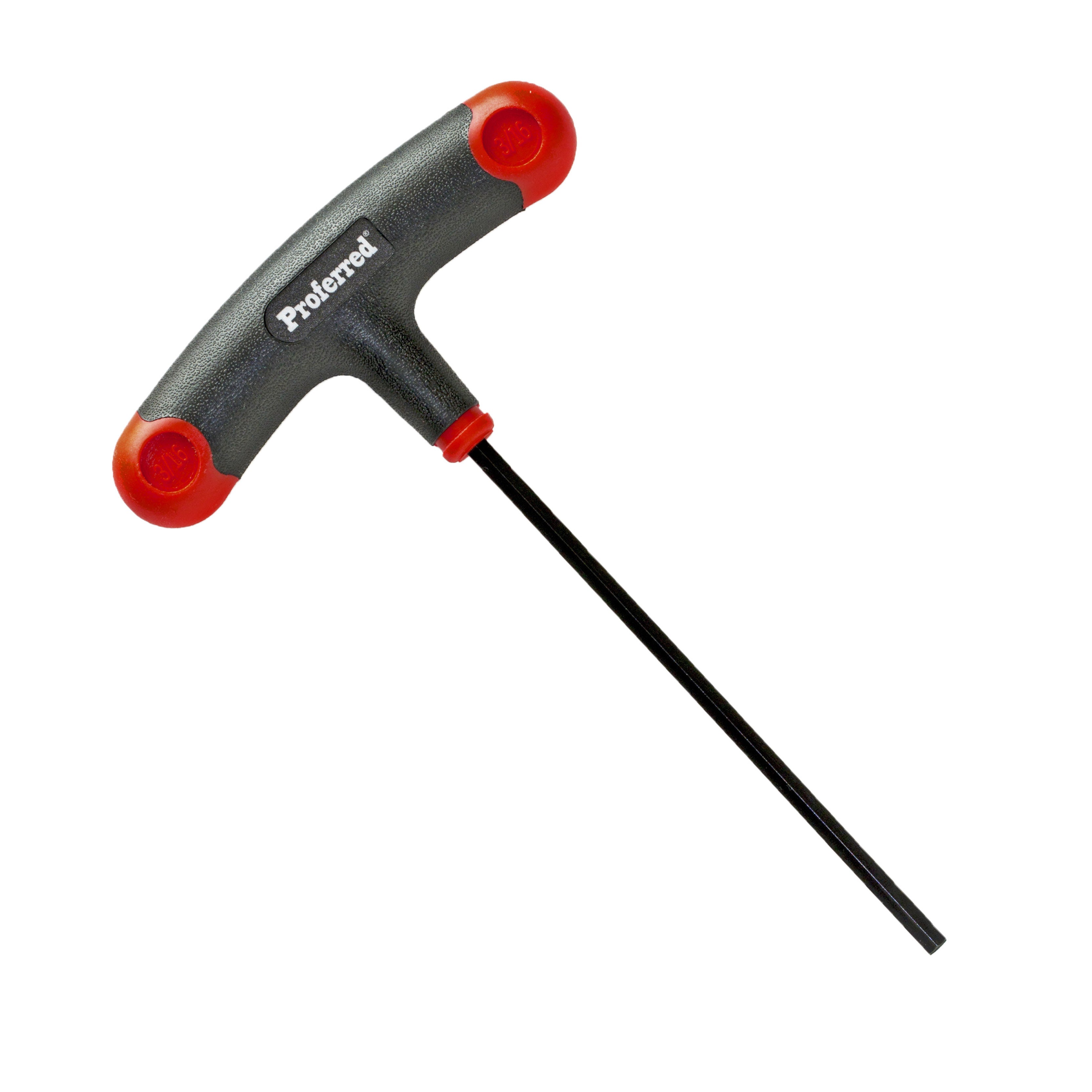 3/16" X 5.3" PROFERRED T-HANDLE HEX KEY