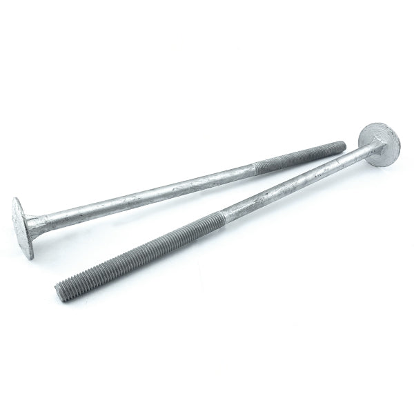 1/2-13x12" Grade A Splined Timber Bolts Galvanized