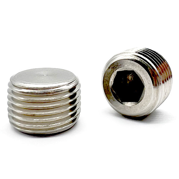 1/2"-14 18-8 Stainless Steel Dry Seal Pipe Plugs