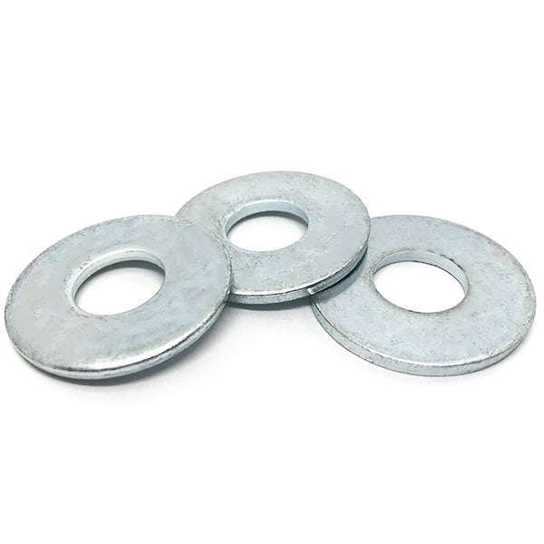 1/4" USS Low Carbon Flat Washers Zinc