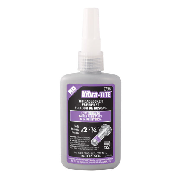 Vibra-Tite 111, Low Strength Threadlocker, 50ml Bottle