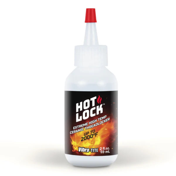 Vibra-Tite 199, Hot-Lock 2000°F Extreme High Temp Threadlocker, 2oz Bottle
