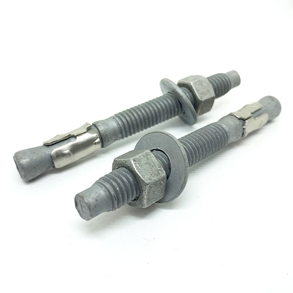 5/8-11x8-1/2" Wedge Anchor w/ Nut & Washer Galvanized Steel