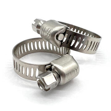 50 Pieces #4 Micro Worm Gear Hose Clamp 304 Stainless w/ 1/4in Slotted Screw, 50PK, 4WGHCMICRO304-50