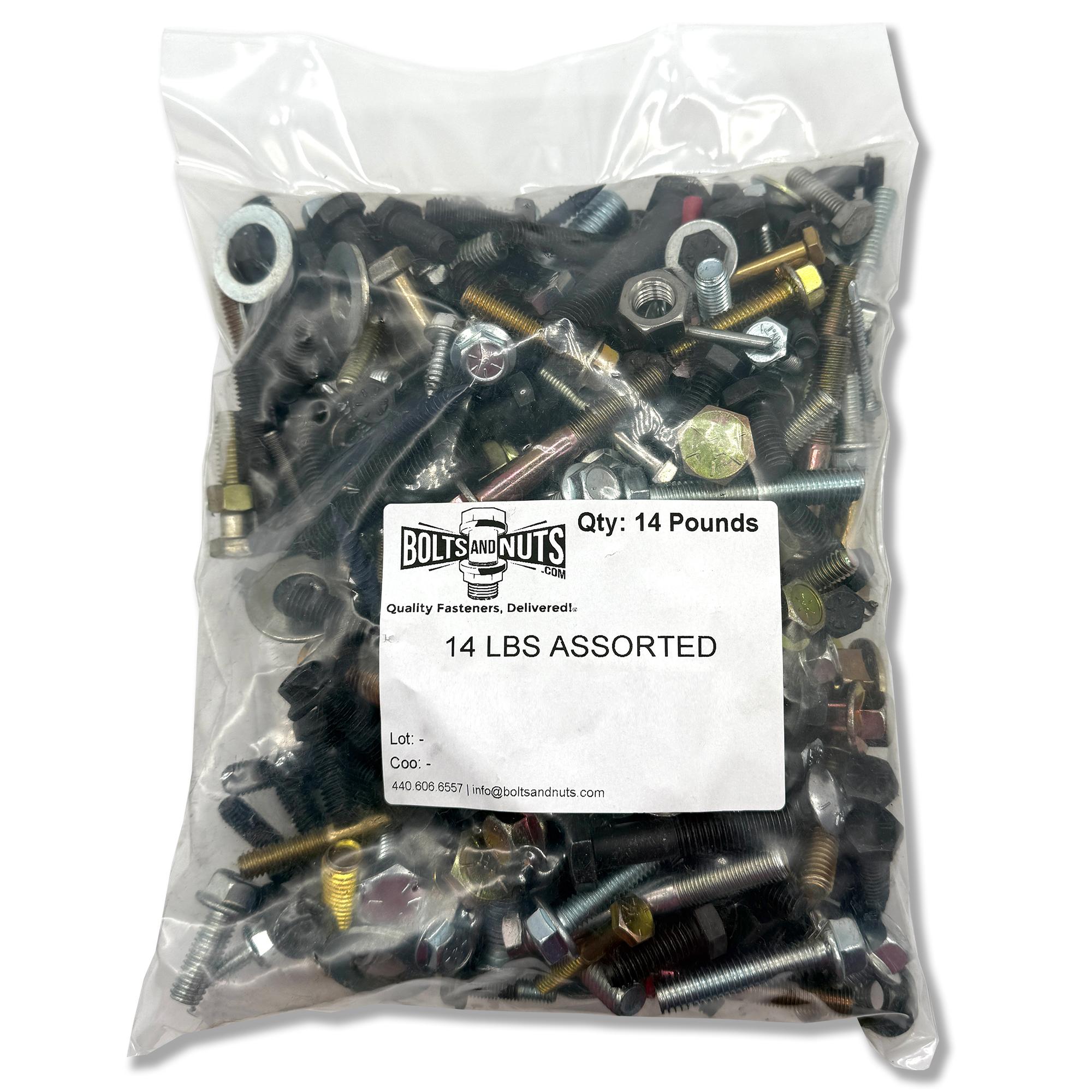 14, 28, or 42LBS Miscellaneous Assorted Bolts, Screws, Flange