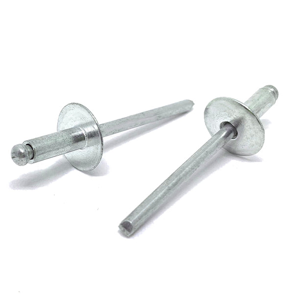 Oversize Head Steel/Steel Blind Rivets