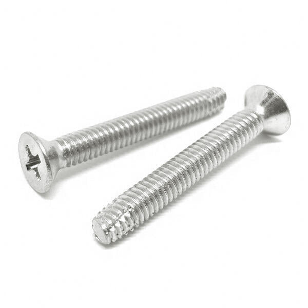410 Stainless Steel Phillips Flat Head Thread Cutting Screws