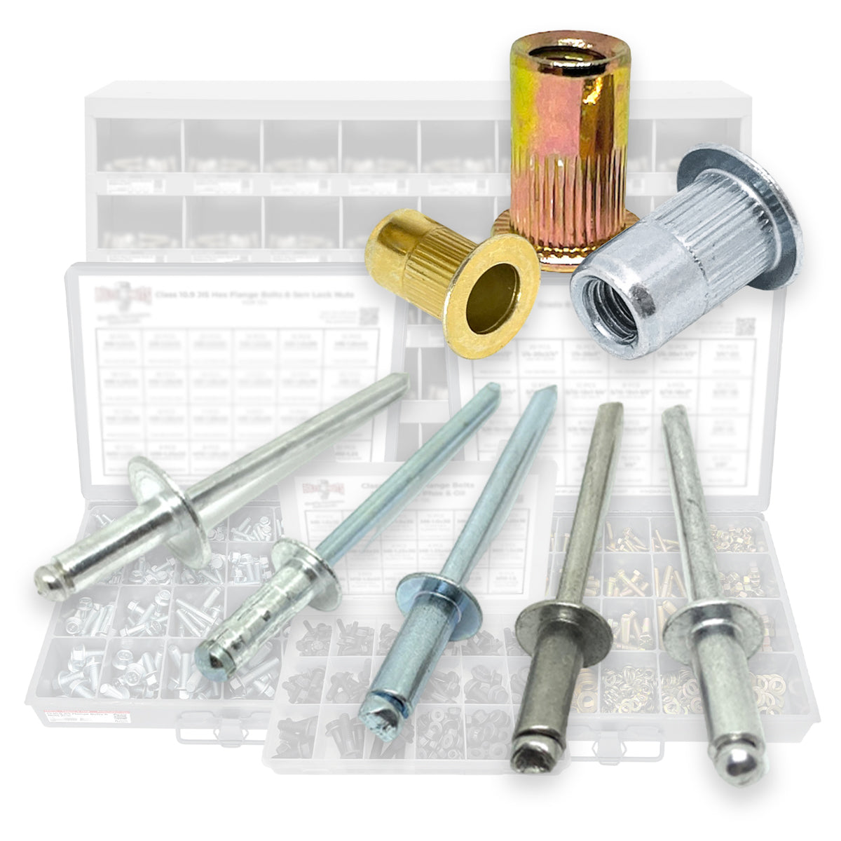 Drawer Kit Blind Rivets / Rivet Nuts