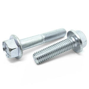10 Pcs M8-1.25 X 40 JIS Flange Bolts – Small Head Hex, 10.9 Grade, Yellow Zinc