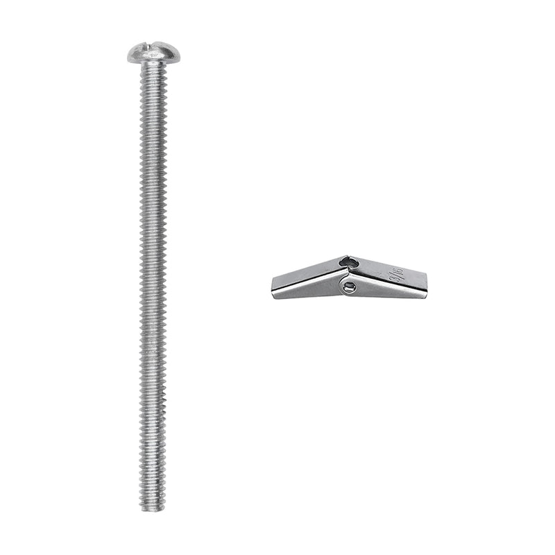 #10-24x3" Round Head Toggle Bolts
