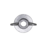 1/4"-20 Washer Base Wing Nut, 3/4" Washer, Zinc Alloy