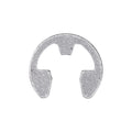 7/32" E-Type Retaining Rings, Phosphate & Oil