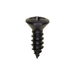 #8x1/2" Phillips Oval Head Tapping Screw Oxide, Type A/AB, Black Oxide