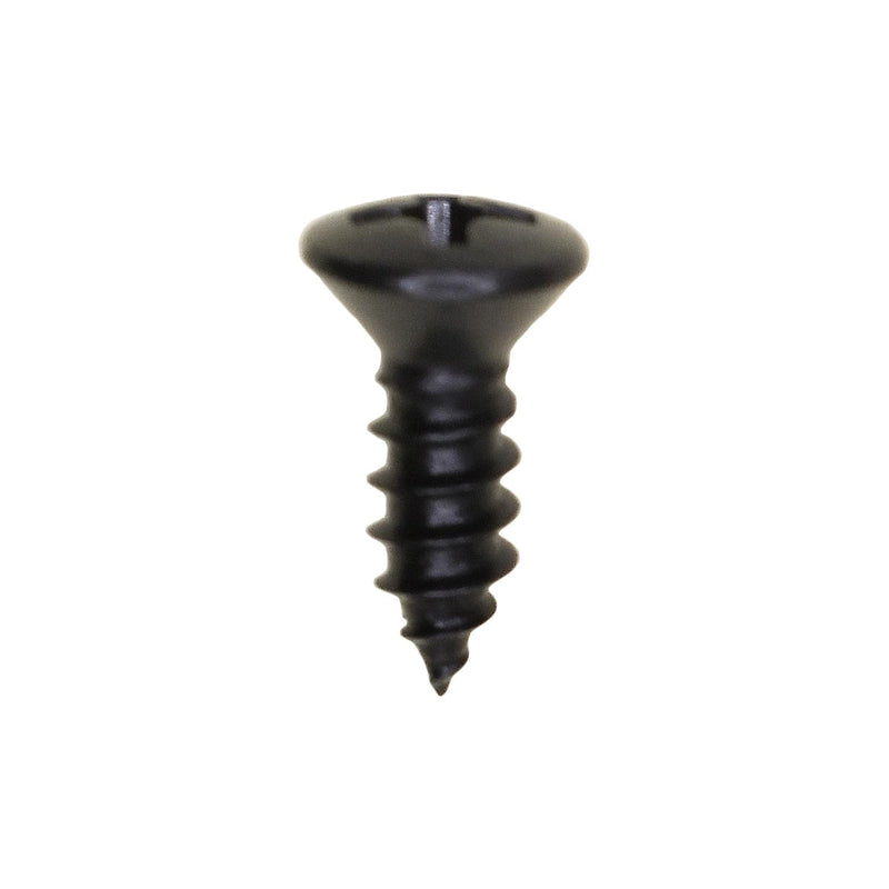 #8x1/2" Phillips Oval Head Tapping Screw Oxide, Type A/AB, Black Oxide