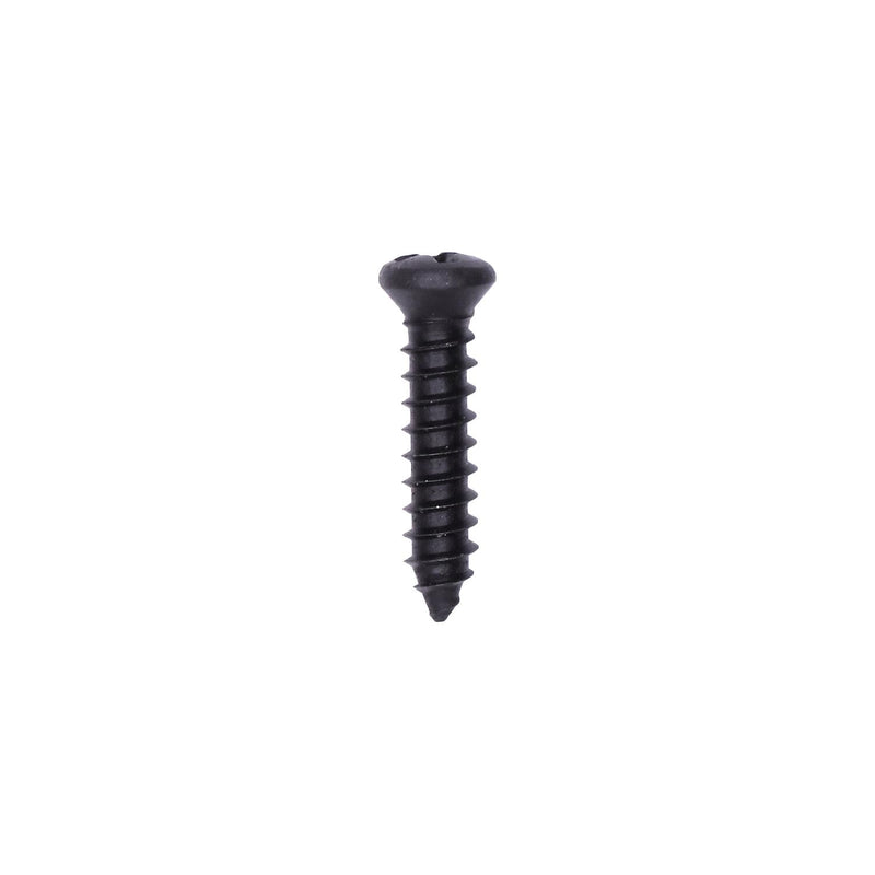 #8x3/4" Phillips Oval Head Tapping Screw Oxide, Type A/AB, Black Oxide, #6