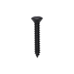 #8x1" Phillips Oval Head with Tapping Screw Oxide, Type A/AB, Black Oxide