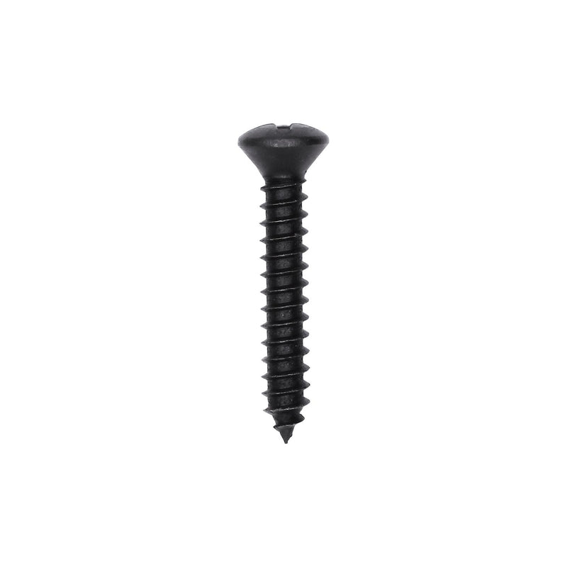 #8x1" Phillips Oval Head with Tapping Screw Oxide, Type A/AB, Black Oxide