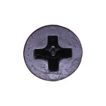 #8x1/2" Phillips Flat Head Tapping Screw Oxide, Type AB, Black Oxide