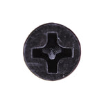 #8x1/2" Phillips Flat Head Tapping Screw with Oxide, Type AB, Black Oxide