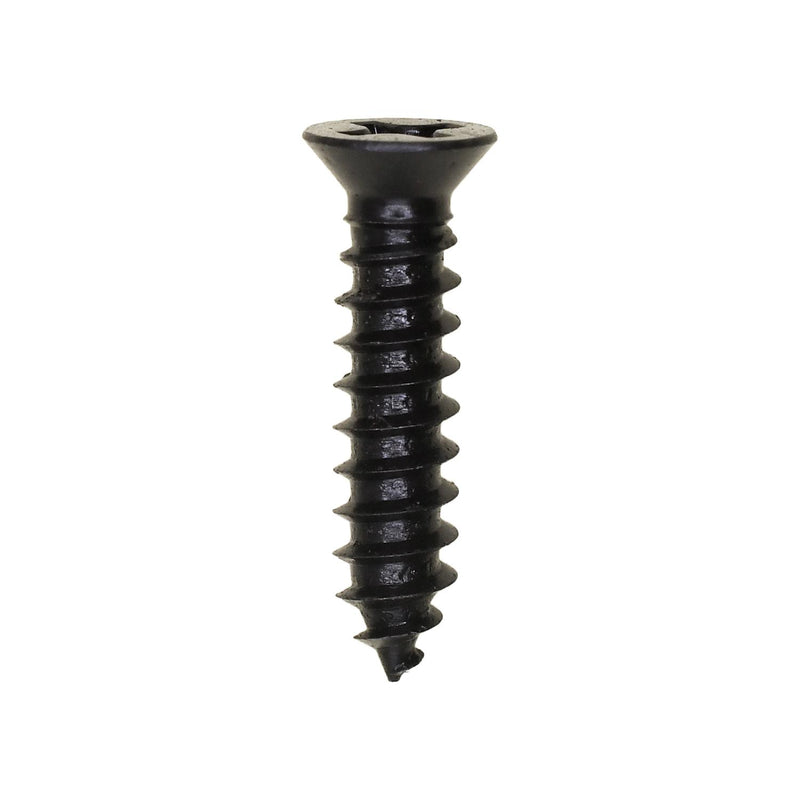 #8x3/4" Phillips Flat Head Tapping Screw with Oxide, Type AB, Black Oxide