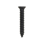 #8x1" Phillips Flat Head Tapping Screw with Oxide, Type AB, Black Oxide