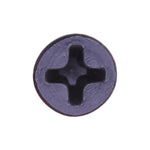 #8x1" Phillips Flat Head Tapping Screw with Oxide, Type AB, Black Oxide