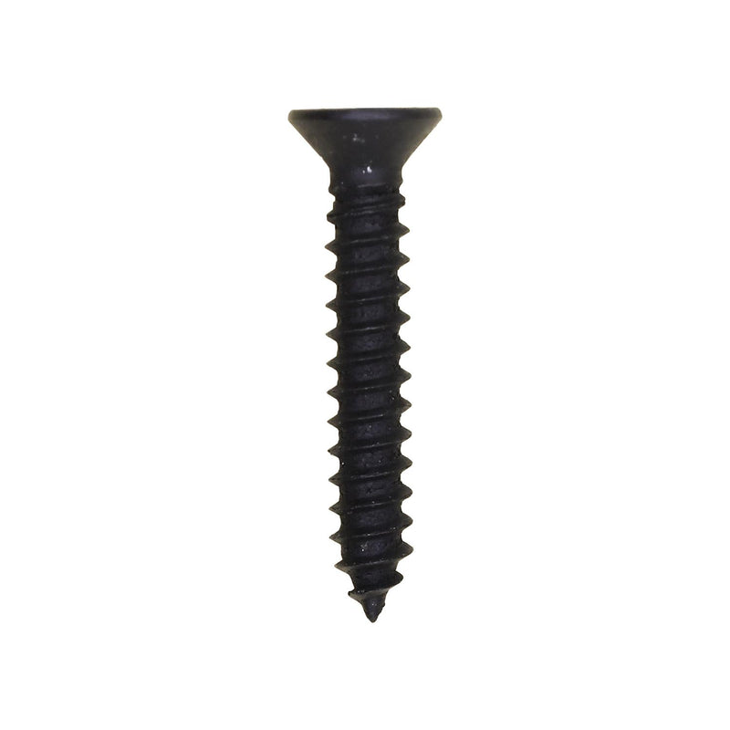 #8x1" Phillips Flat Head Tapping Screw Oxide, Type AB, Black Oxide