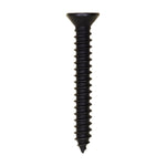 #8x1-1/4" Phillips Flat Head Tapping Screw Oxide, Type AB, Black Oxide