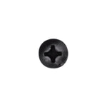 #8x1" Phillips Pan Head Tapping Screw Oxide, Type A/AB, Black Oxide