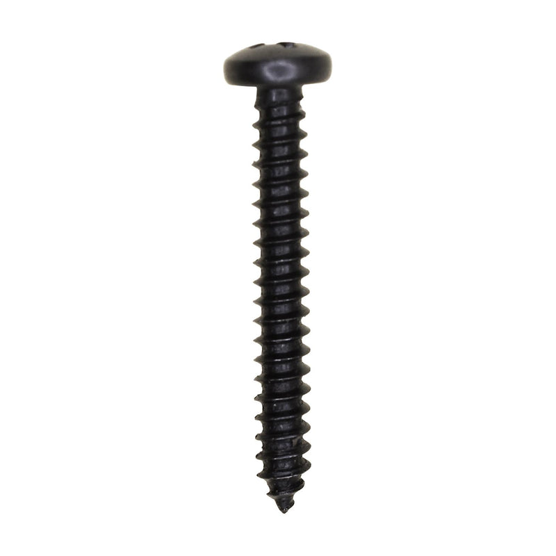 #8x1-1/4" Phillips Pan Head Tapping Screw Oxide, Type A/AB, Black Oxide