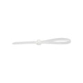 3-7/8" White Nylon Strap Self Clamping Pound