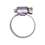 1/2" Stainless Steel Band - Steel Screw Mini Hose Clamp, Plated Screw