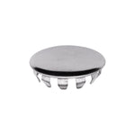 1-1/4" Metal Plug Button Hole Nickel Pltd, 1-7/16" Head