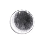 1-1/2" Metal Plug Button Hole Nickel Pltd, 1-21/32" Head