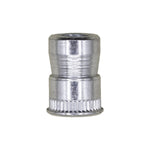 #8-32 Nutsert USS, 0.030" Grip, Tin, 0.249" Barrel Diam, 0.185" Barrel Height Post Set, Mild Steel, Tin Plated