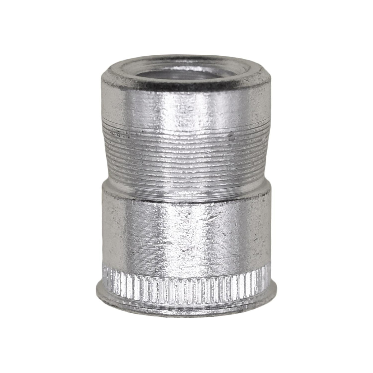 1/4"-20 Nutsert USS, 0.030" Grip, Tin, 0.398" Barrel Diam, 0.255" Barrel Height Post Set