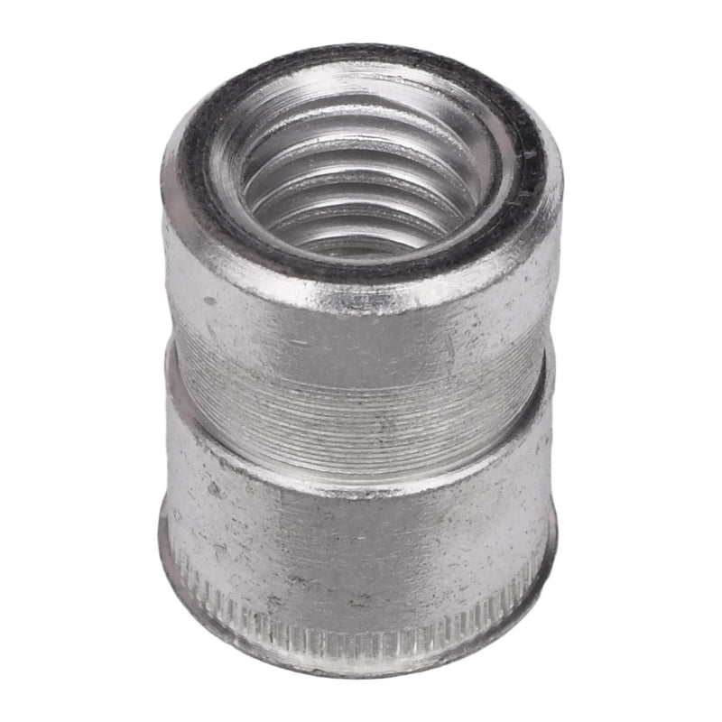 3/8"-16 Nutsert Mild Steel USS, 0.030" Grip, Tin, 0.561" Barrel Diam, 0.370" Barrel Height Post Set, Mild Steel, Tin Plated