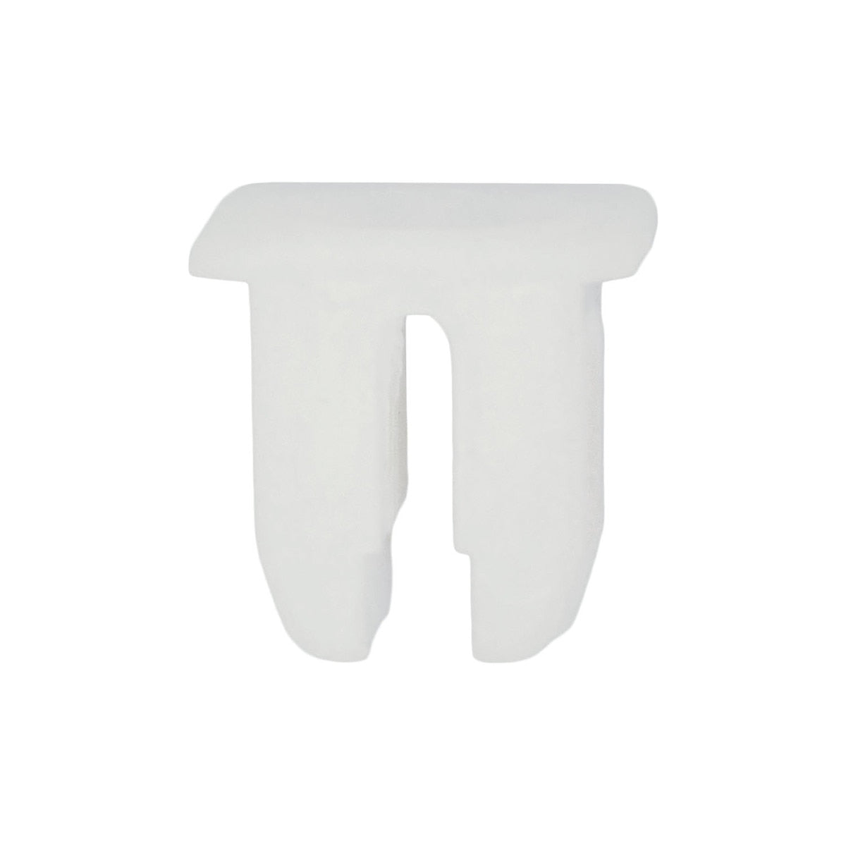 #8 White Nylon Square Head Push-In Nut Thread