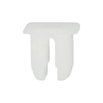#8 White Nylon Square Head Push-In Nut Thread