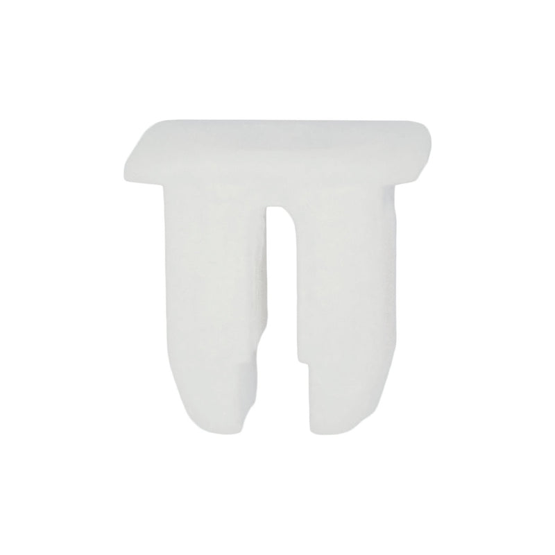 #8 White Nylon Square Head Push-In Nut Thread