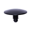5/16"x1/2" Black Nylon Single Head Radiator Grille Christmas Tree Retainer, 1-1/4" Head