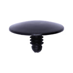 5/16"x1/2" Black Nylon Single Head Radiator Grille Christmas Tree Retainer, 1-1/4" Head