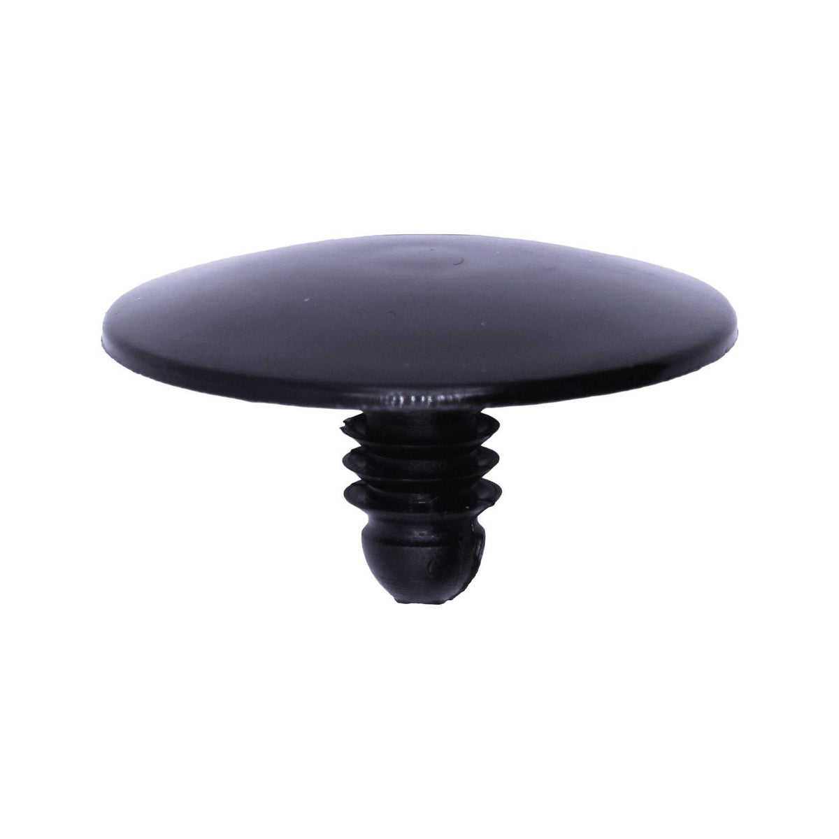 5/16"x1/2" Black Nylon Single Head Radiator Grille Christmas Tree Retainer, 1-1/4" Head