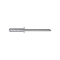 3/16"x25/32" Countersunk Head Blind Rivet, 1/2" Grip, Aluminum Body, Steel Mandrel, Zinc, 0.050" Flange Thick, Aluminum Rivet - Steel Mandrel