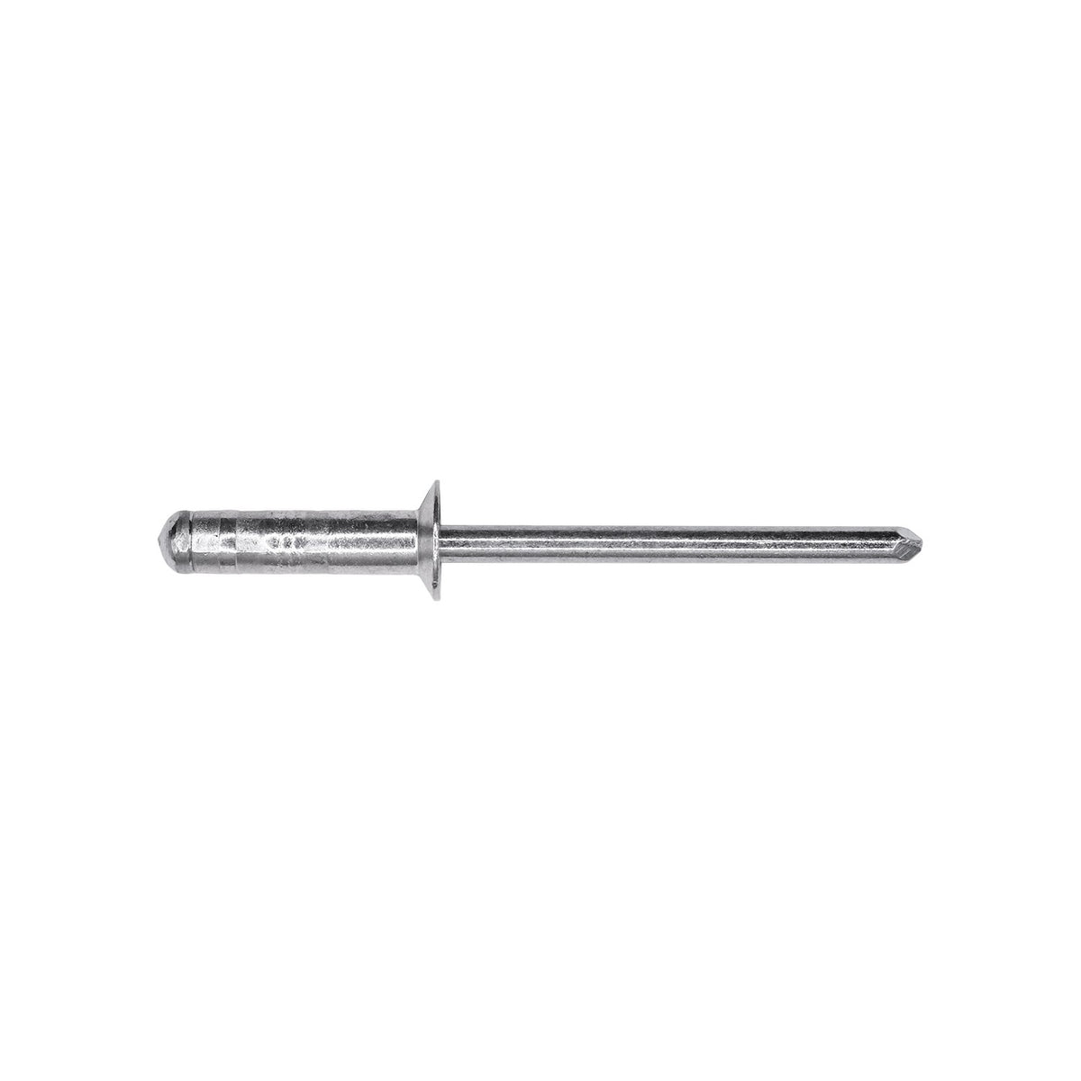 3/16"x25/32" Countersunk Head Blind Rivet, 1/2" Grip, Aluminum Body, Steel Mandrel, Zinc, 0.050" Flange Thick, Aluminum Rivet - Steel Mandrel
