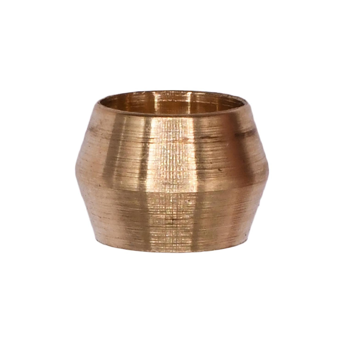 Brass Compression Sleeves Ferrules, 1/4" Fits Tubing Od